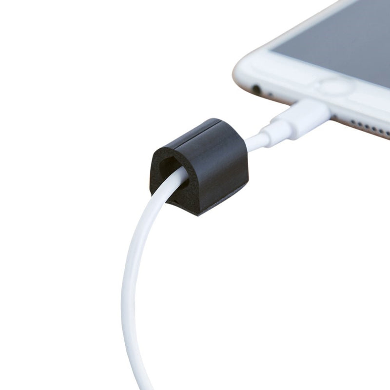 UT Wire UTW-9D12-BK Small Cord Clip, Black, 12-Piece