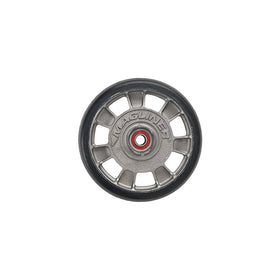 Magline 10815 8" Diameter Mold On Rubber Wheel with Red Sealed Semi Precision Ball Bearings