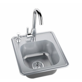 SUNSTONE A-SS17 Single Sink with Hot and Cold Water