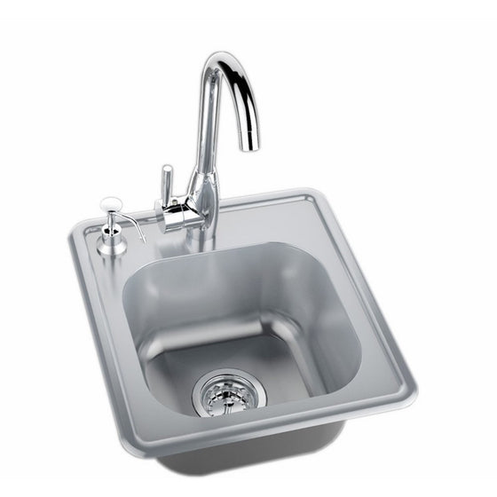 SUNSTONE A-SS17 Single Sink with Hot and Cold Water