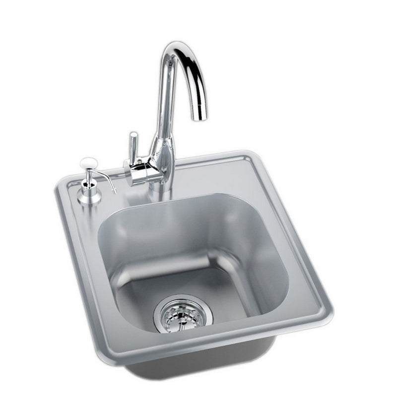 SUNSTONE A-SS17 Single Sink with Hot and Cold Water