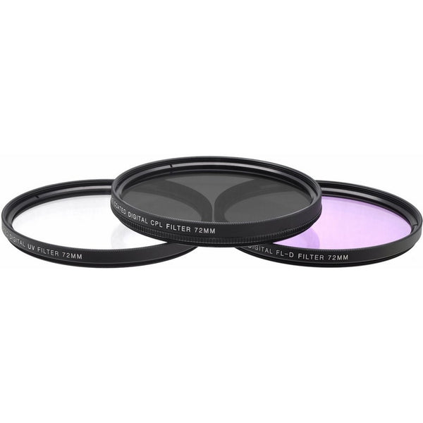 Xit XT72FLK7 3-Piece Camera Lens Filter Sets