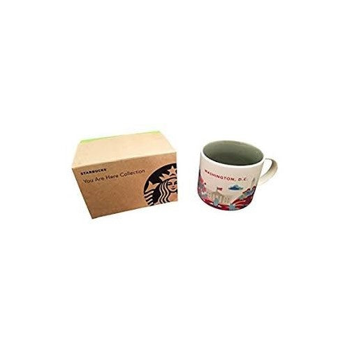 Starbucks Washington D.C. You Are Here Collection Ceramic Coffee Mug (14 Ounce with Gift Box)