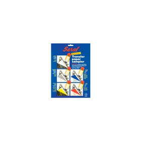 Saral Wax Free Transfer Paper Sampler In Includes 1 Each of White Graphite, Yellow, Blue and Red 1