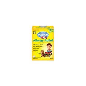 Hyland's 4 Kids Allergy Relief Tablets, Natural Relief of Indoor & Outdoor Allergies, 125 Count