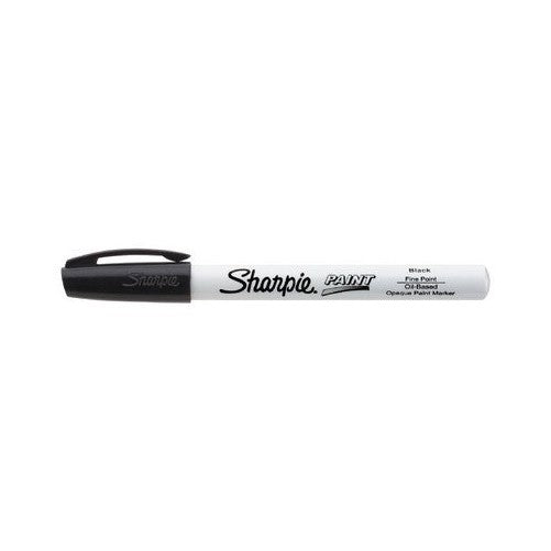 Sharpie - Fine Point Paint Marker [Set of 3], Black, Permanent, Quick drying