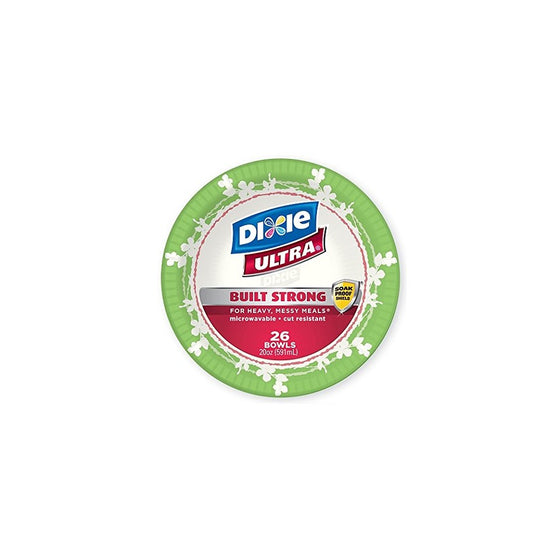 Dixie Ultra Disposable Bowls, 26 Count (Pack of 4)