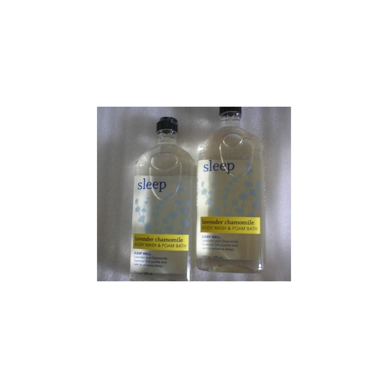 Bath & Body Works Aromatherapy Sleep Lavender &Chamomile Body Wash & Foam Bath - 2 Pack