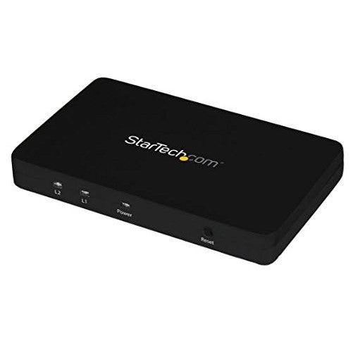 StarTech.com HDMI Splitter 1 In 2 Out – 4k 30Hz – 2 Port – Aluminum – HDMI Multi Port – HDMI Audio Splitter