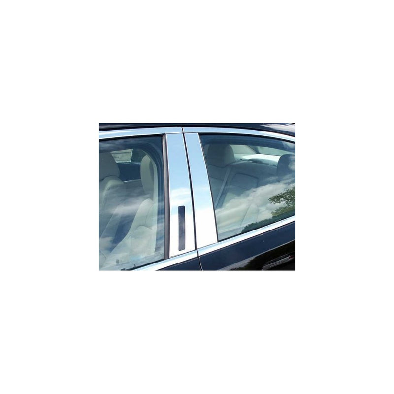 QAA FITS MKS 2009-2016 LINCOLN (4 Pc: Stainless Steel Pillar Post Trim Kit, 4-door) PP49625