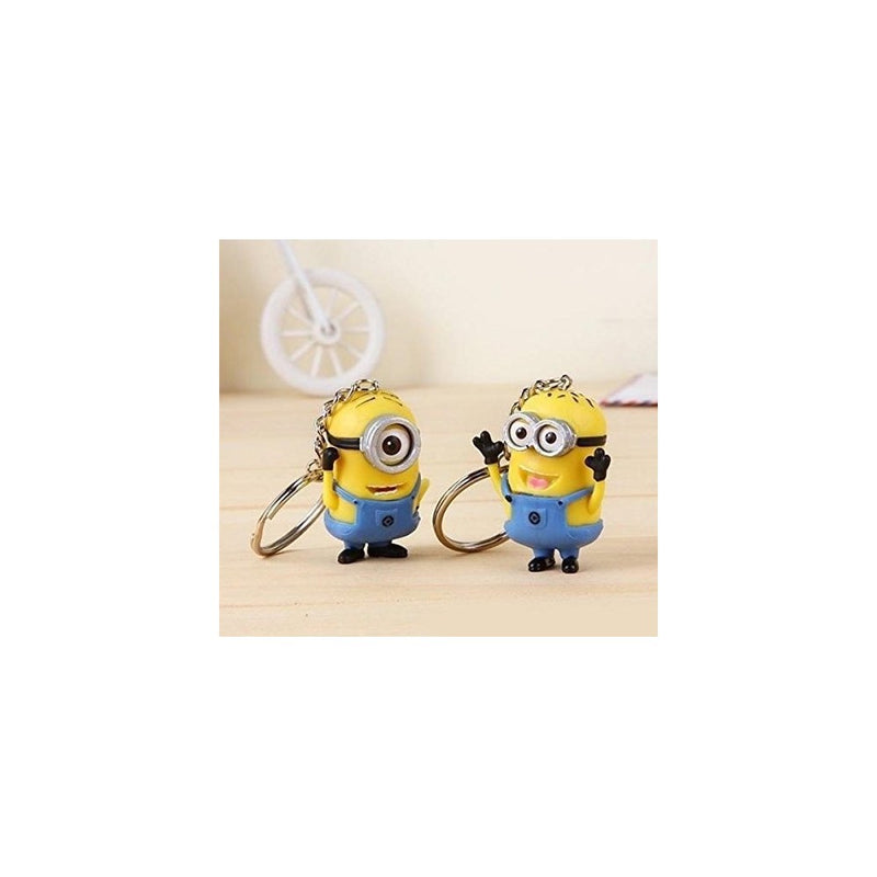 Despicable Me Minion Toy Rubber KeyChain figure 2pcs