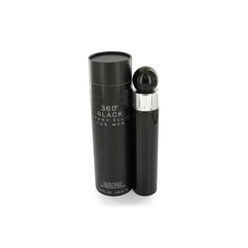 Perry Ellis 360 Black by Perry Ellis for Men Eau De Toilette Spray 3.4 oz