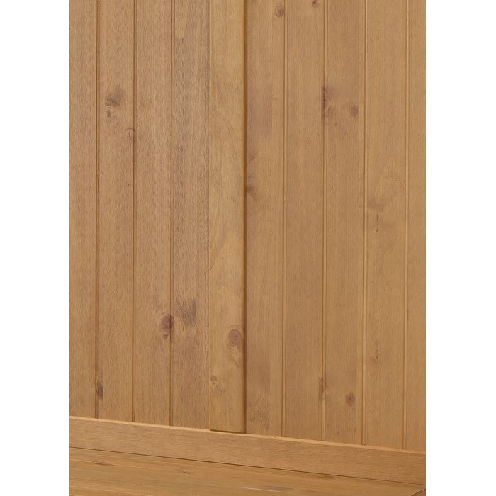 Spacious Wooden Hall Tree with Built In Bench and Curved Legs, Brown