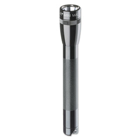 Maglite Mini Incandescent 2-Cell AA Flashlight with Holster, Black