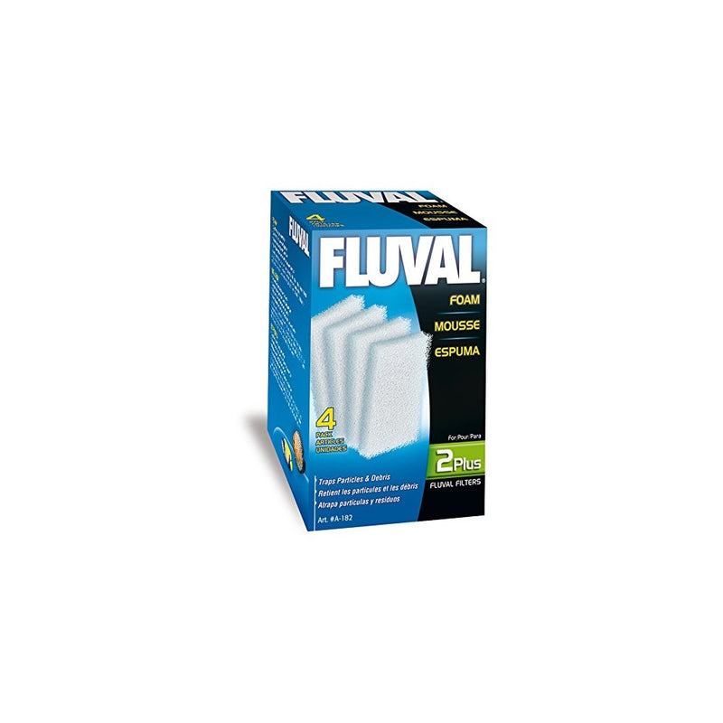 Fluval 2 Plus Foam Insert, 4-Pack
