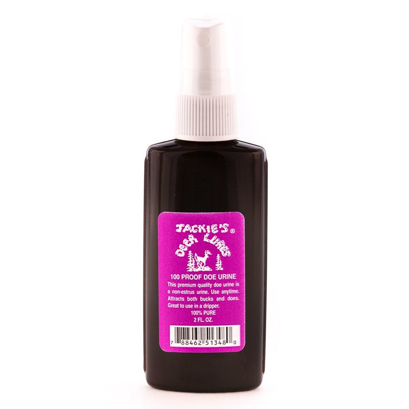 Jackies Deer Lures 100 Proof Doe Urine Sprayer, 2-Ounce