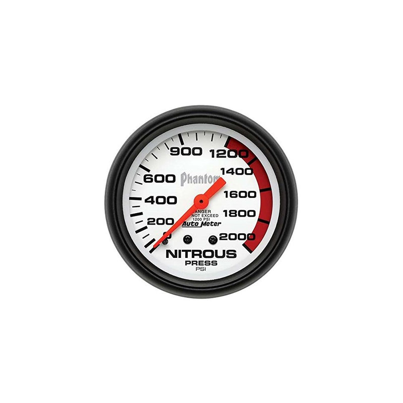 Auto Meter 5828 Phantom Mechanical Nitrous Pressure Gauge