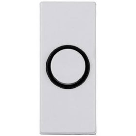 THOMAS & BETTS DH1814 White/Black Push ChimButton