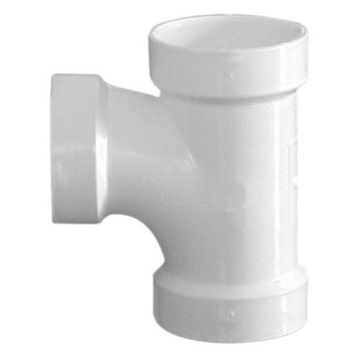 Genova Products 71122 Reducing Sanitary Tee Pipe Fitting, 2" x 1 1/2" x 2"