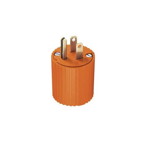 15a 125v Orange 3wire Plug