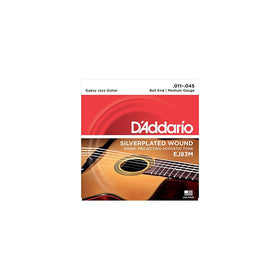 D'Addario EJ83M Gypsy Jazz Acoustic Guitar Strings, Ball End, Medium, 11-45