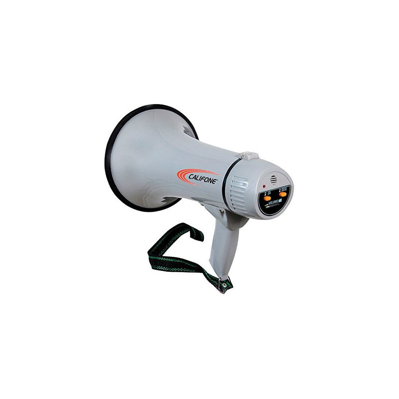 Califone PA-15 Handheld Megaphone with 1000 ft Range, Uses 6 D-Batteries