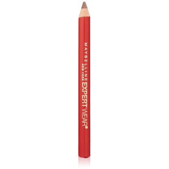 Maybelline Makeup Expert Wear Twin Eyebrow Pencils and Eyeliner Pencils, Dark Brown Shade, 0.06 oz