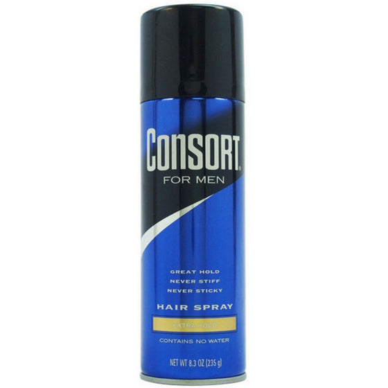 Consort For Men Hair Spray, Extra Hold 8.30 oz