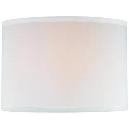 Lite Source CH1152-14OFF/WH 14-Inch Lamp Shade, Off-White