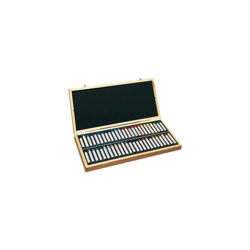 Sennelier Artist oil pastel set of 50 in luxury wood box - Best Price on Web!