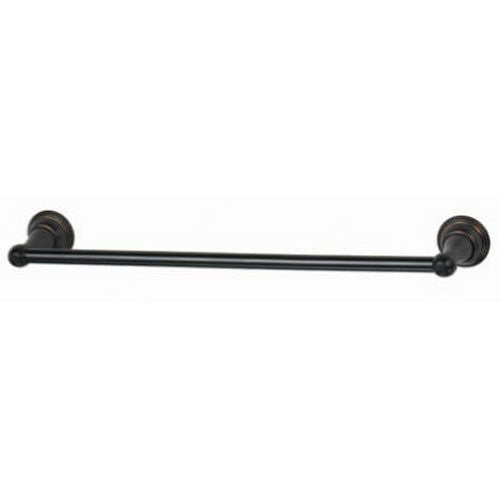 HOMEWERKS WORLDWIDE 623213 Bay pointe Polished Brass Bronze Towel Bar, 18"