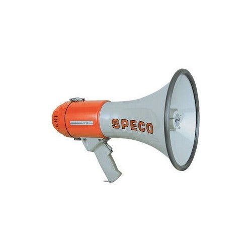 Speco Technologies MEGAPHONE, white, full-size (ER370)