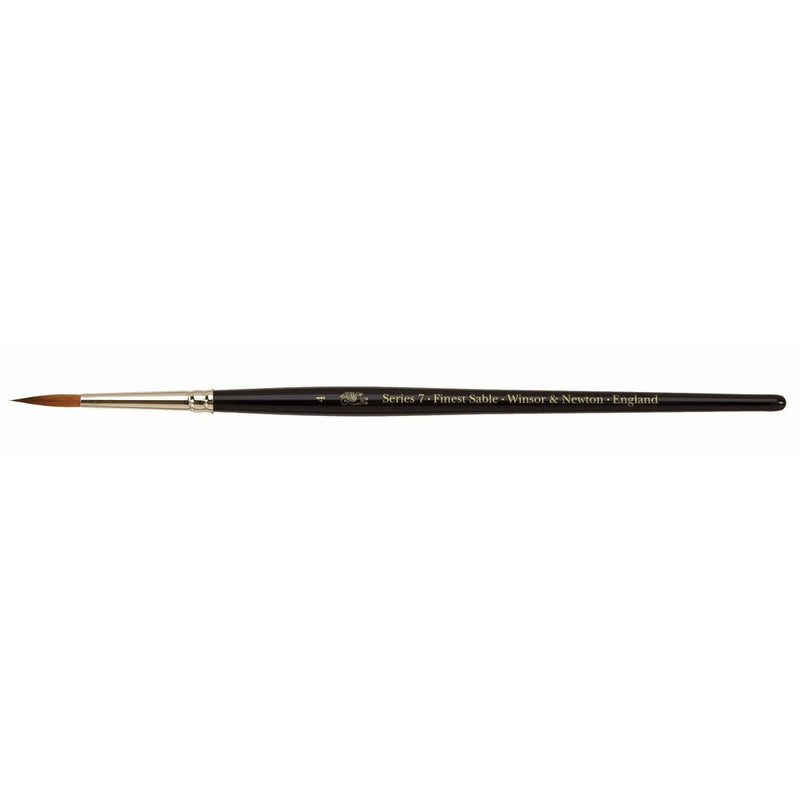 Winsor & Newton Series 7 Kolinsky Sable Watercolor Brush - Round #4