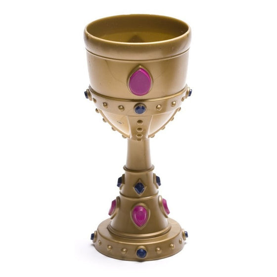 OTC - Medieval style Jeweled Goblet King Queen Pirate Halloween (Colors May Vary)