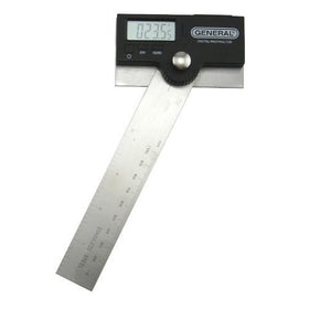 General Tools 1702 6-Inch Stainless Steel Pivoting Arm Digital Protractor