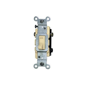 Leviton 214-1453-21 Ivory Residential Grade 3-Way AC Quiet Switches Toggle