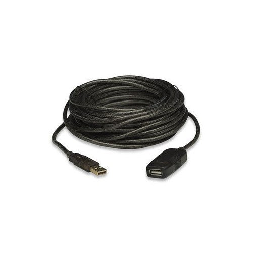 33 Feet, 10 Meters USB 2.0 Active Extension / Repeater Cable A Male to A Female, Manhattan 150248