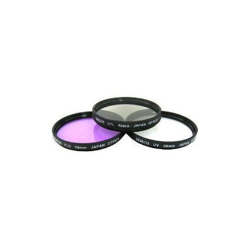 Professional High Quality 3 Piece Filter Set For Canon SLR Cameras That Have A Canon EF 50mm f/1.8 II Lens