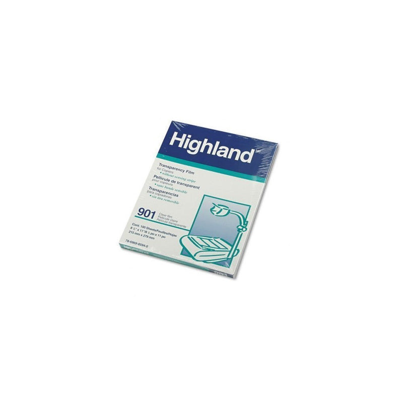 3M Clear No Stripe Plain Transparency Film