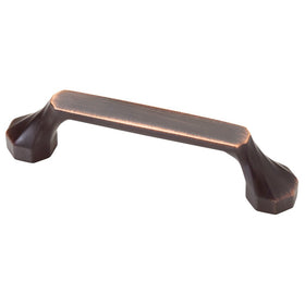 Liberty P20381-VBC-C 3/96mm Dual Mount Octagon Kitchen Cabinet Hardware Drawer Handle Pull, Bronze with Copper Highlights