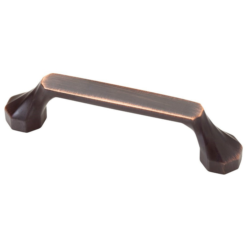 Liberty P20381-VBC-C 3/96mm Dual Mount Octagon Kitchen Cabinet Hardware Drawer Handle Pull, Bronze with Copper Highlights