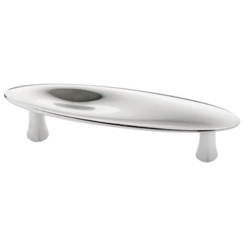 Liberty P18013C-PC-C Barcelona 3 in. (76mm) Oval Kitchen Cabinet Hardware Drawer Handle Pull, Polished Chrome