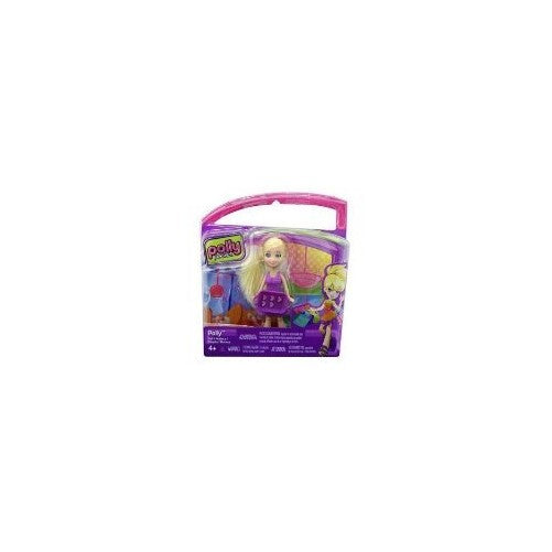 Polly Pocket 4" Doll With Dessert Tray New in 2012