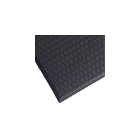 Andersen 414 Cushion Max Nitrile/PVC Rubber Foam Anti-Fatigue Indoor Floor Mat, 3' Length x 2' Width, 5/8" Thick, Black