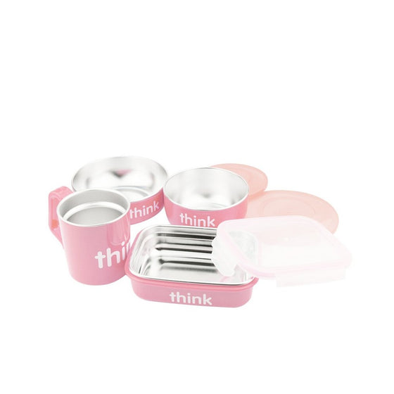 thinkbaby The Complete BPA Free Feeding Set, Pink