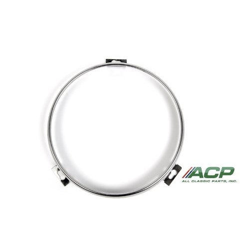 1965-68 70 71 72 73 Mustang Headlight Retaining Rings, One Pair
