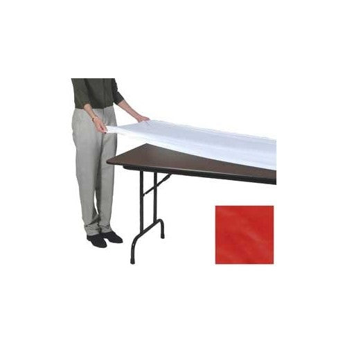 Kwik Covers 30" x 96" Red Fitted Table Cover - Single