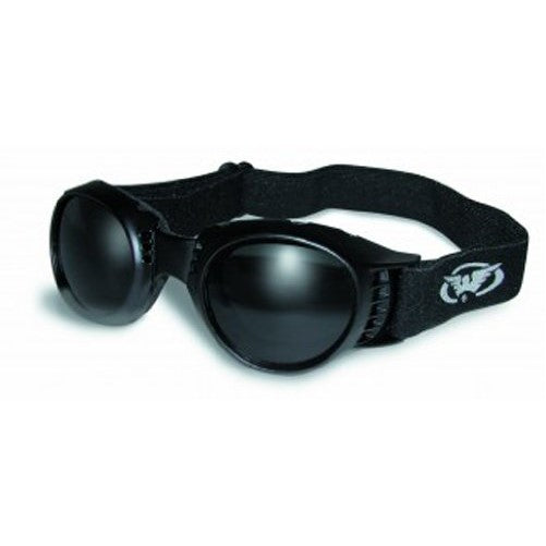 Global Vision Eyewear Paragon Goggles with Pouch, Smoke Tint Lens