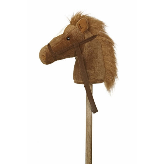 Aurora World World Giddy-Up Stick Horse 37" Plush, Brown