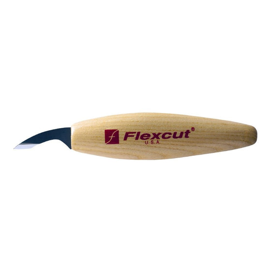 Flexcut KN35 Fine Detail Knife, Honed and Polished High Carbon Blade